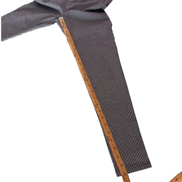 Zara Brown/Maroon Houndstooth High Rise Skinny Pants- M - Picture 7 of 9